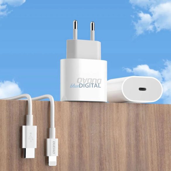 Dudao A14EU hálózati töltő 1xUSB-C csatlakozással PD 20W - fehér