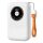 Dudao K21 Mini powerbank 1xUSB-A és 1xUSB-C csatlakozással 10000mAh 22.5W - bézs Dudao K21 Mini powerbank 1xUSB-A és 1xUSB-C csatlakozással 10000mAh 22.5W - bézs