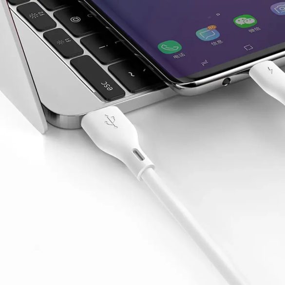 Dudao L2L USB-A - Lightning kábel 3A 2m - fehér