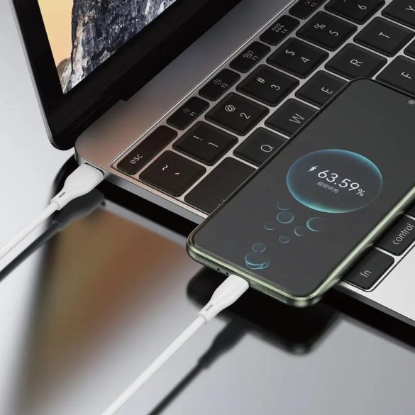Dudao L2L USB-A - Lightning kábel 3A 2m - fehér