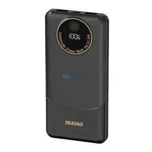 Powerbank Dudao K12 10000mAh PD22.5W USB-A, USB-C - fekete