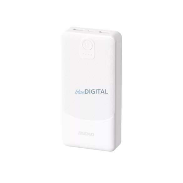 Powerbank Dudao K10 10000mAh 2.4A 2 x USB-A - fehér