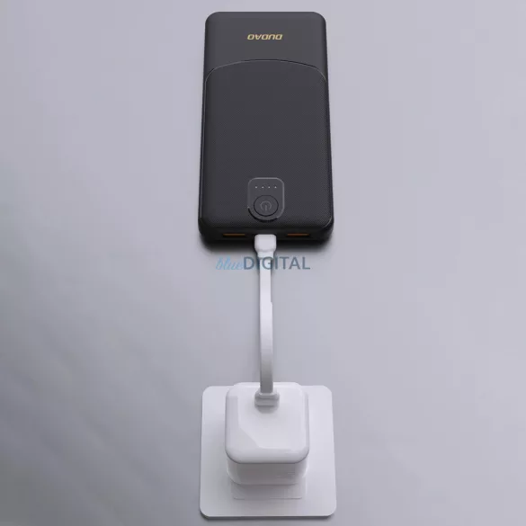 Powerbank Dudao K10 10000mAh 2.4A 2 x USB-A - fekete