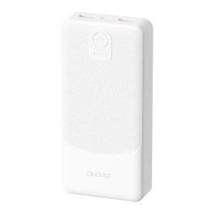 Dudao K10Pro powerbank 2xUSB-A csatlakozással 20000mAh 2.4A - fehér