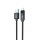 Dudao L7T USB-A - Type-C kábel LED kijelzővel 66W 1m - fekete