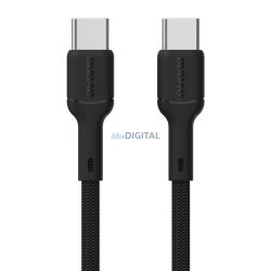 Dudao L9C USB-C - USB-C 2m kábel - Fekete