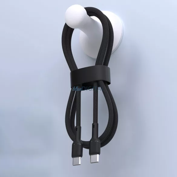 Dudao L9C USB-C - USB-C 2m kábel - Fekete