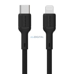 Dudao L9X USB-C - Lightning kábel 2m - Fekete