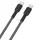Dudao L9C Max 240W PD USB-C - USB-C kábel 1.2m - Fekete
