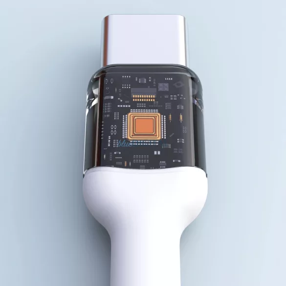 Dudao L9C Max 240W PD USB-C - USB-C 2m kábel - Fehér
