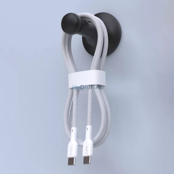 Dudao L9C Max 240W PD USB-C - USB-C 2m kábel - Fehér