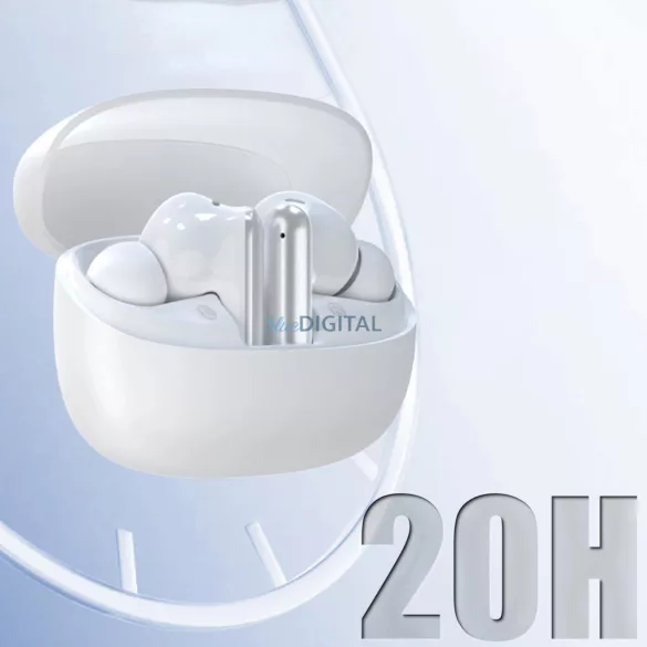 Dudao U21 TWS Bluetooth vezeték nélküli fejhallgató - fehér