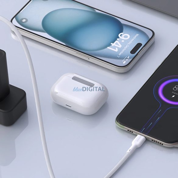 Dudao L9T USB-A - USB-C kábel 1m - Fehér