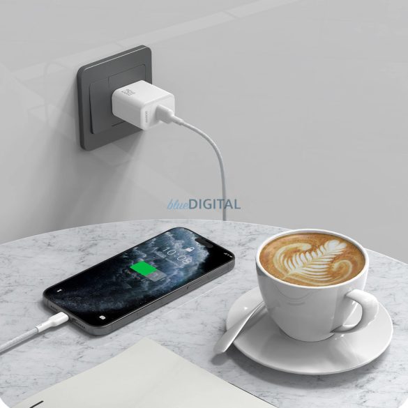 Dudao L9T USB-A - USB-C kábel 1m - Fehér