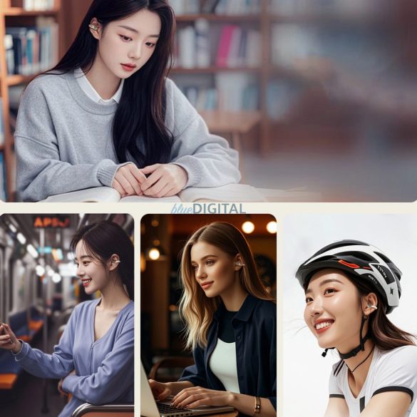 Dudao U20 TWS Bluetooth vezeték nélküli fejhallgató - fehér