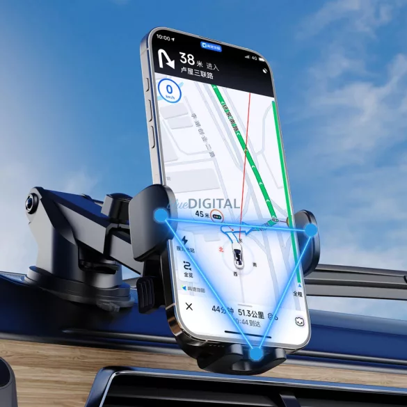 Dudao F2N okostelefon tartó 360°-os szellőzőnyíláshoz - fekete