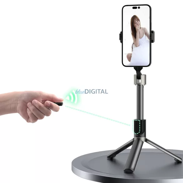 Dudao F18 szelfibot 1,1 m, állvánnyal és Bluetooth-távirányítóval – fekete