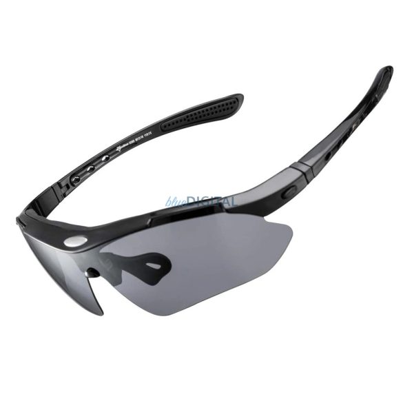 Rockbros 10003 polarizált kerékpáros szemüveg - fekete