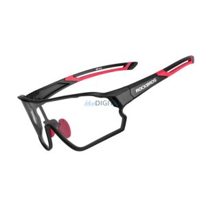 Rockbros 10035 fotokróm UV400 kerékpáros szemüveg - fekete és piros