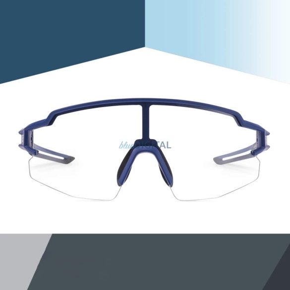 Rockbros 10174 fotokróm UV400 kerékpáros szemüveg - kék