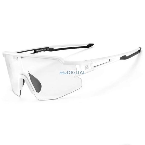 Rockbros 10172 fotokróm UV400 kerékpáros szemüveg - fehér
