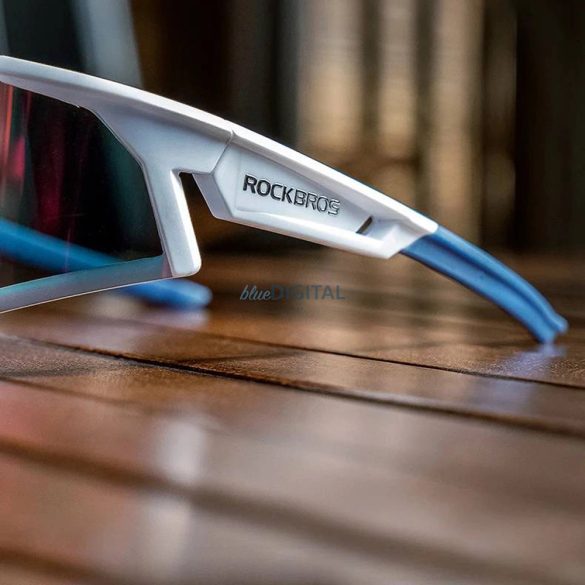 Rockbros SP297 polarizáló kerékpáros szemüveg - fehér