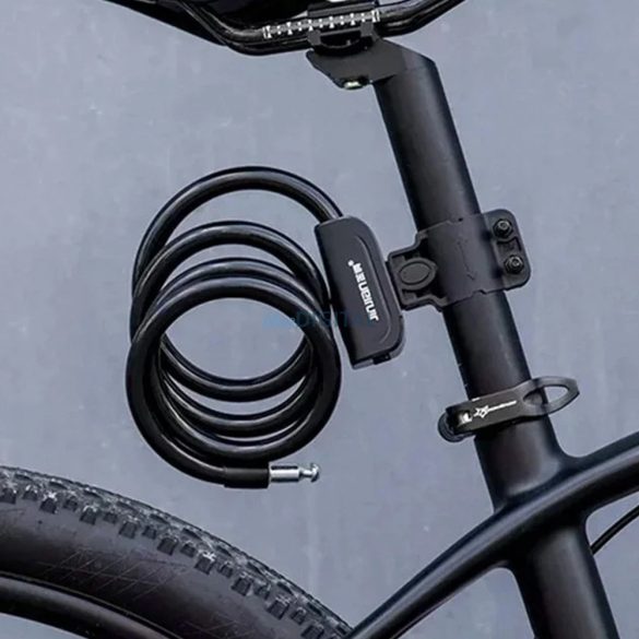 Rockbros RKS515-BK kerékpárzár 1,1 m-es kulccsal - fekete
