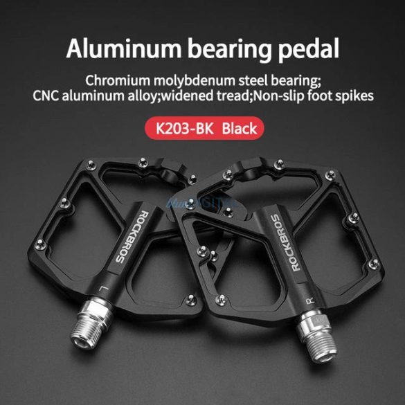 Rockbros K203-BK kerékpár pedálkészlet - fekete