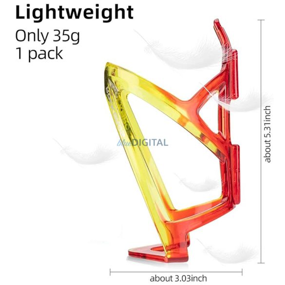 Rockbros FK338 kerékpártartó vizes palackhoz - piros és sárga színben