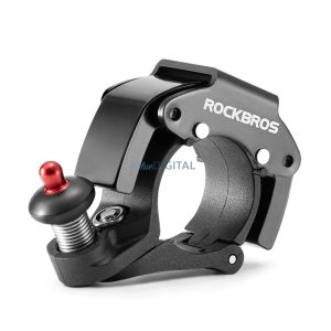 Rockbros kerékpáros csengő 34210006001 C forma - fekete