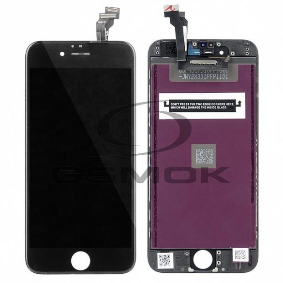 LCD + Érintőpanel Teljes Iphone 6 Fekete [Auo] A1549 A1586
