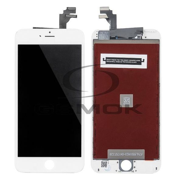LCD + Érintőpanel Teljes Iphone 6 Plus Fehér [Auo] A1522 A1524