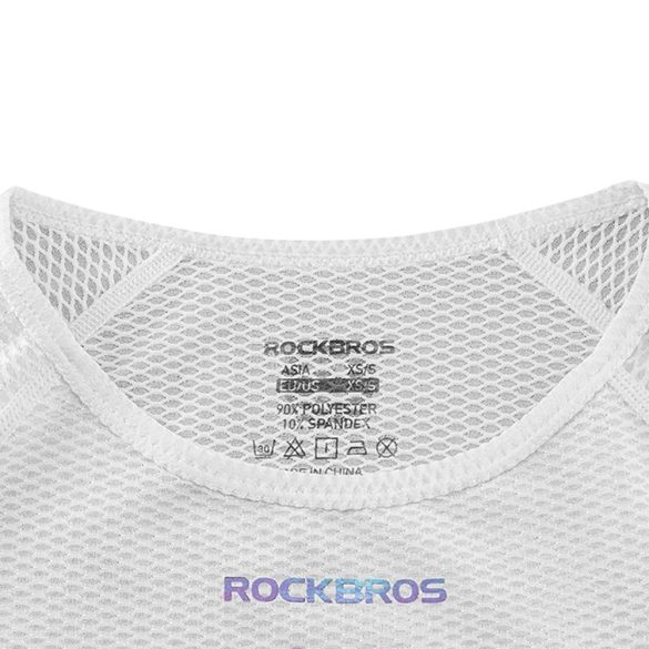 Rockbros YDBX001 női gyorsan száradó kerékpáros felső M / L - fehér