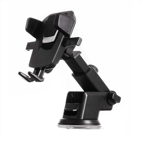 Teleszkópos Autós tartó Phone Holder Portál vagy szélvédő fekete