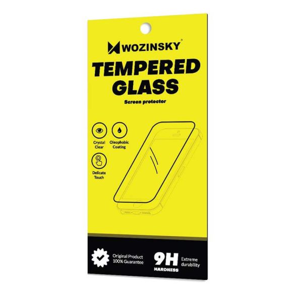Wozinsky edzett üveg 9H Képernyővédő fólia iPhone XS / X (csomagolás - boríték) kijelzőfólia üvegfólia tempered glass