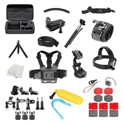   Szett 50 az 1 - ben kiegészítők GoPro SJCAM sport kamerák