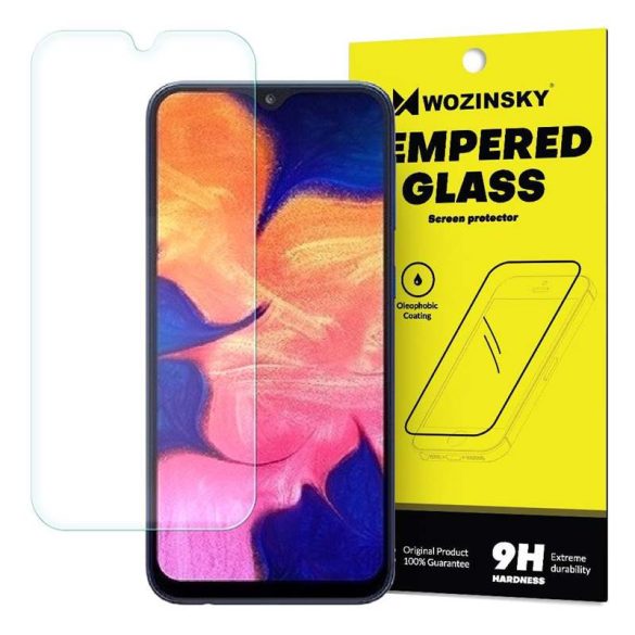 Wozinsky edzett üveg 9H képernyővédő fólia Samsung Galaxy A10 (csomagolás - boríték) kijelzőfólia üvegfólia tempered glass