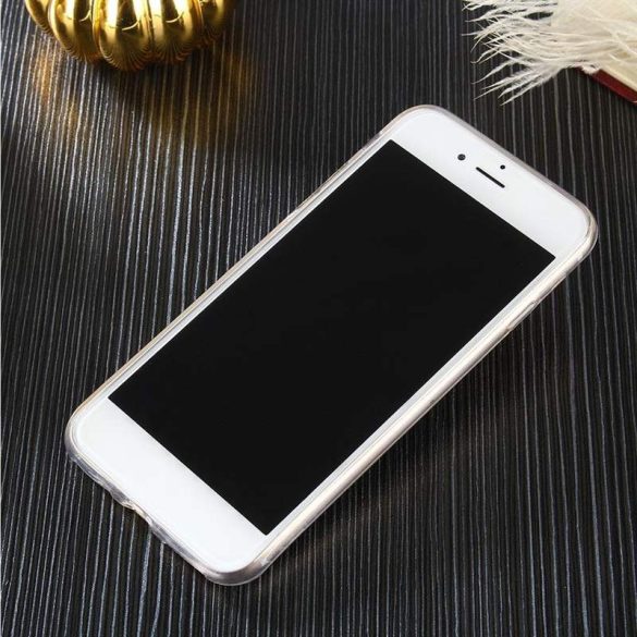 Átlátszó 0.5mm Case Gel TPU Cover iPhone XI 65 átlátszó telefon tok telefontok