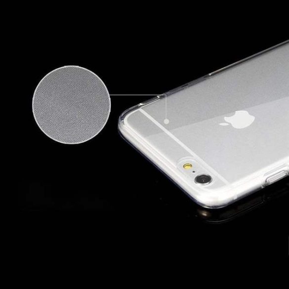 Átlátszó 0.5mm Case Gel TPU Cover iPhone XI 65 átlátszó telefon tok telefontok
