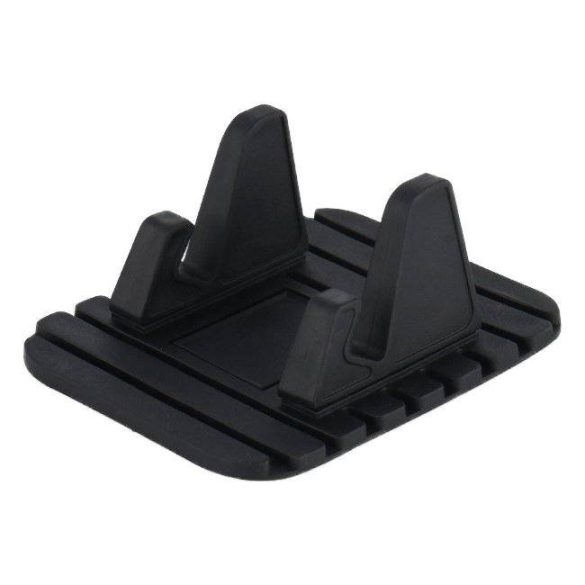 Szilikon Car Phone Holder Portál asztali állvány fekete