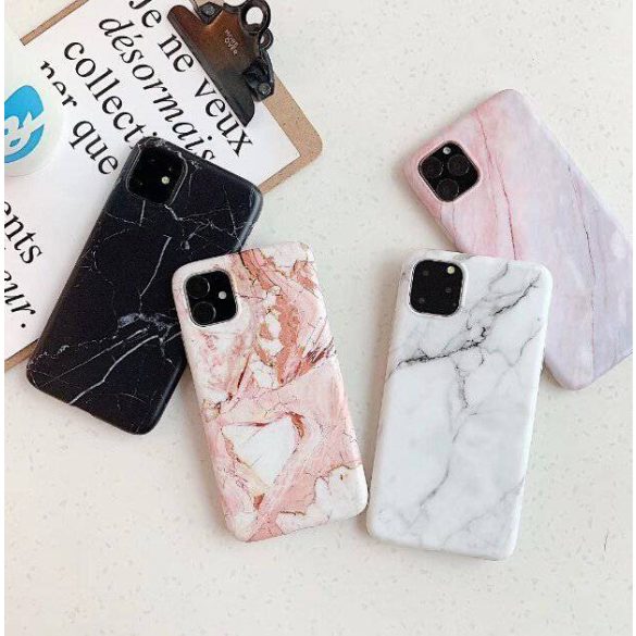 Wozinsky Marble TPU tok Xiaomi redmi 8A fekete telefontok