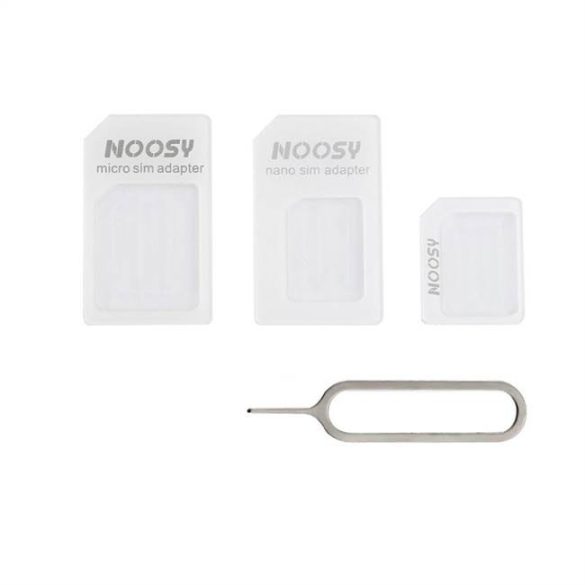 Noosy Adapter Nano Micro Sim 3in1 iPhone szett