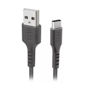 SBS TECABLEMICROC15K USB-A - Type-C kábel 150cm - fekete