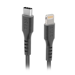 SBS TECABLELIGTC1K Type-C - Lightning kábel 100cm - fekete