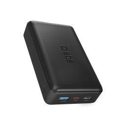   SBS TTBB20000FASTK powerbank 2xUSB-A és 1xUSB-C csatlakozással 20000mAh 10W - fekete