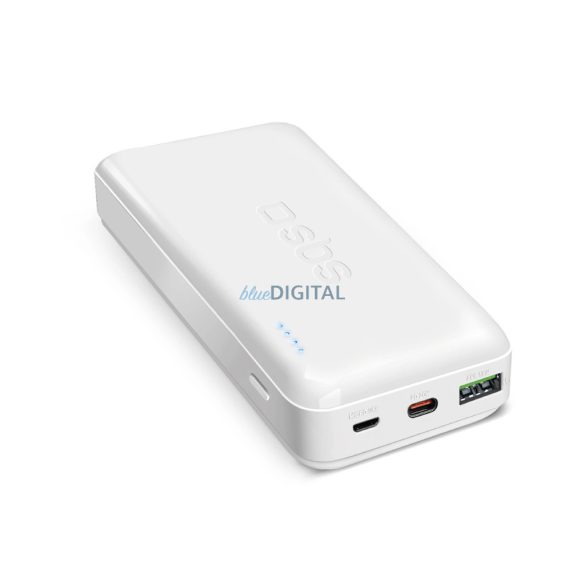 SBS TTBB20000PD20W powerbank 1xUSB-A és 1xUSB-C csatlakozással 20000mAh 20W PD - fehér