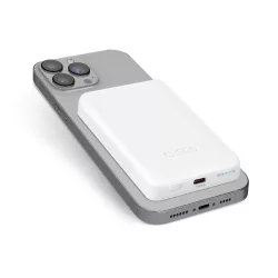   SBS TEBB5000MAG1CW indukciós powerbank 1xUSB-C csatlakozással 5000mAh 10W - fehér