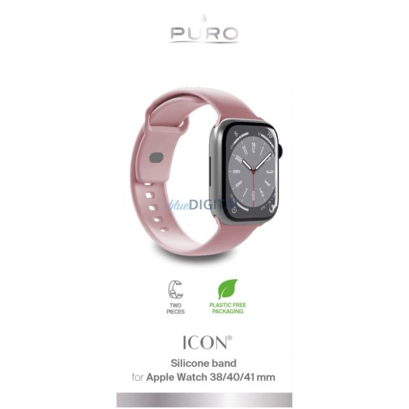 Puro Icon csereszíj Apple Watch 38 / 40 / 41 mm - rózsaszín