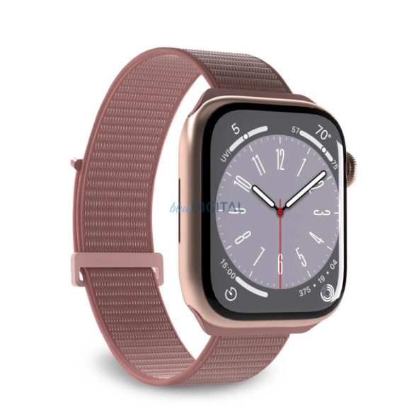 Puro Sport Nylon csereszíj Apple Watch 38 / 40 / 41 mm - rózsaszín