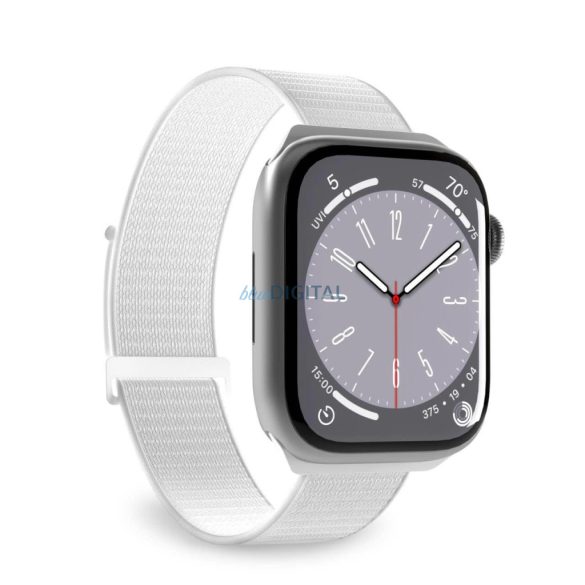 Puro Sport Nylon csereszíj Apple Watch 38 / 40 / 41 mm - fehér